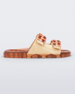 Melissa Brave Geniş Sandal Terlik Kadın Yellow/Orange Türkiye | 13546QUDY