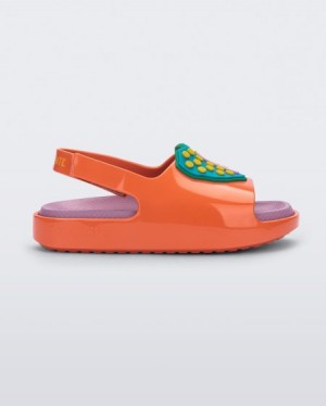 Mini Melissa Cloud Sandalet Bebek Orange/Pink Türkiye | 23409ZGIK