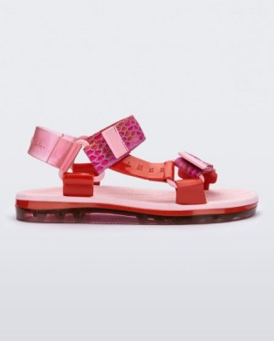 Melissa Papete Sandalet Kadın Red/Pink Türkiye | 69784TWVJ