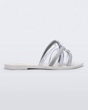 Melissa Shiny Terlik Terlik Kadın White/Silver Türkiye | 17850SNGP