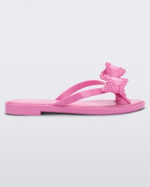 Melissa Slim Flip Flops Kadın Pembe Türkiye | 10548LKFR