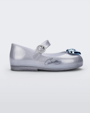 Mini Melissa Sweet Love Princess Flats Bebek Gümüş Türkiye | 52894BVHS