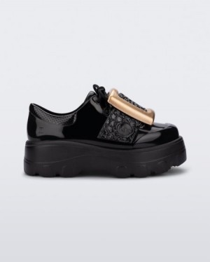 Melissa Tokalı Up Kick Off Spor Ayakkabı Kadın Black/Black/Gold Türkiye | 86753KSXO