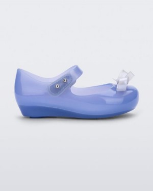 Mini Melissa Ultragirl Bow Flats Bebek Mavi Türkiye | 64175NERP