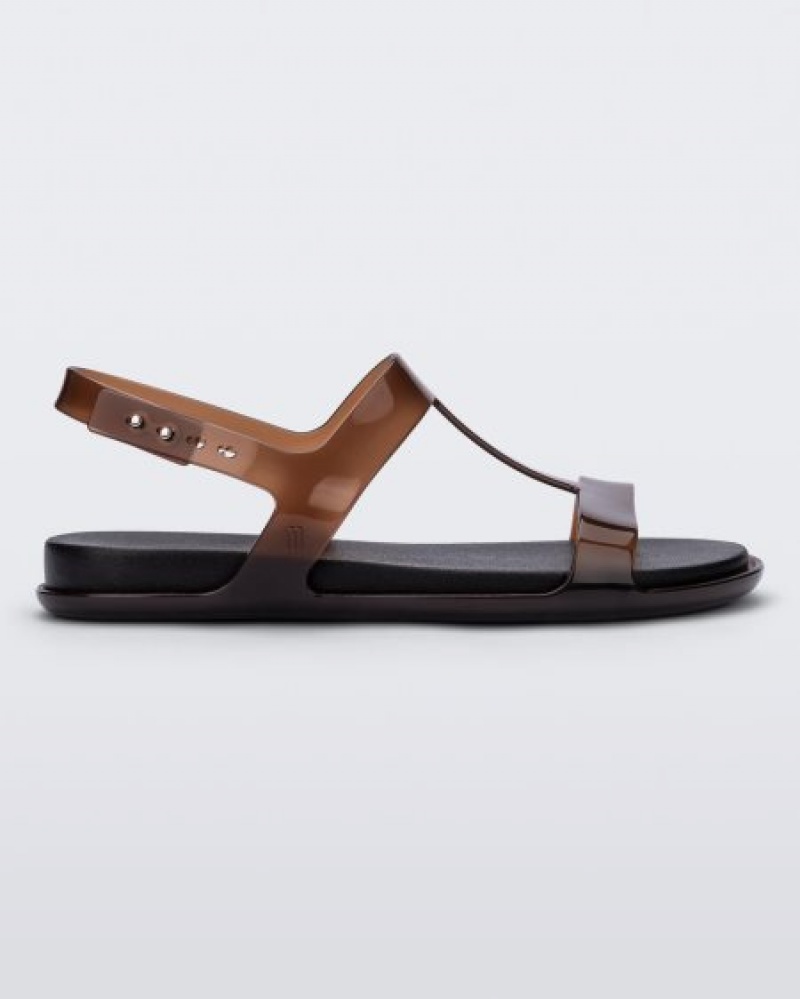 Melissa Adore Sandalet Kadın Clear Brown/Black Türkiye | 02941ZRCI