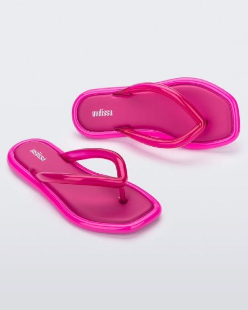 Melissa Airbubble Flip Flop Flip Flops Kadın Koyu Pembe Türkiye | 73620FACK