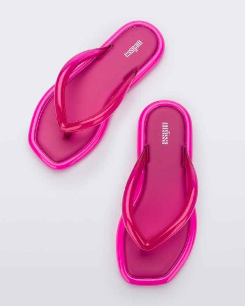 Melissa Airbubble Flip Flop Flip Flops Kadın Koyu Pembe Türkiye | 73620FACK