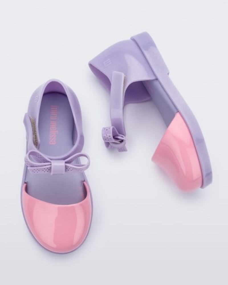 Mini Melissa Amy Sandalet Bebek Lilac/Pink Türkiye | 68345BAHF