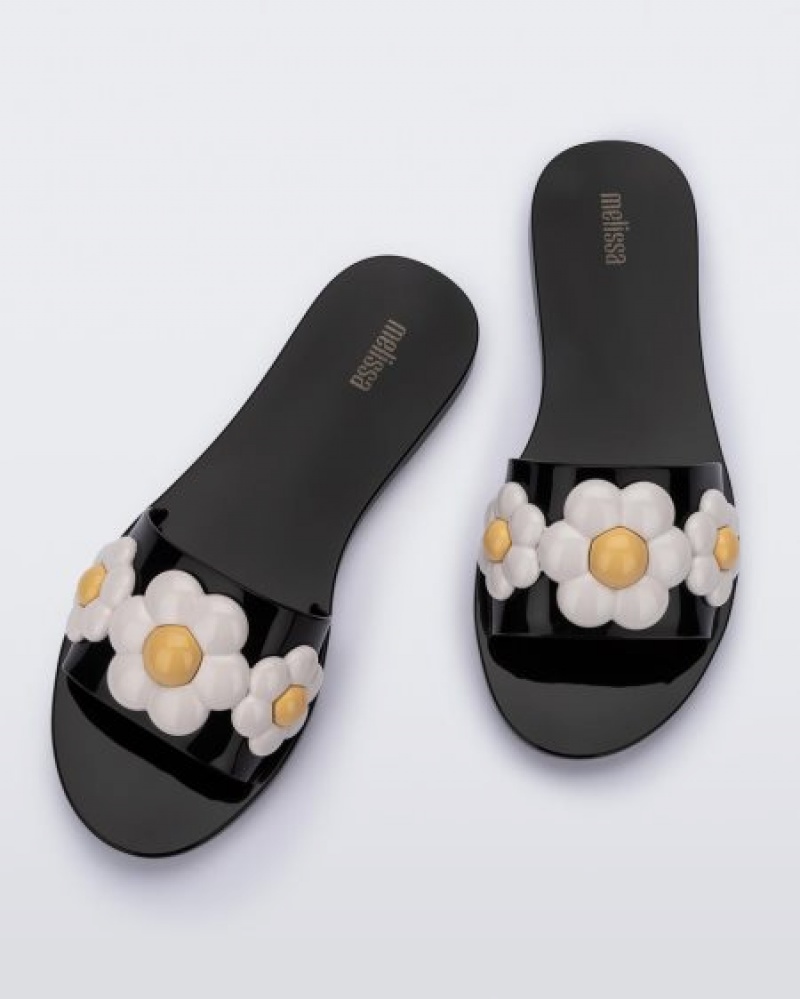 Melissa Babe Spring Terlik Kadın Black/White Türkiye | 84102EABI