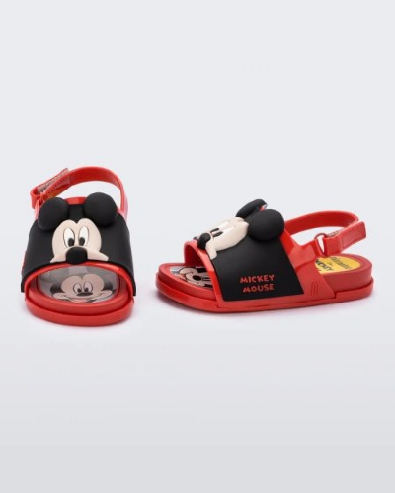 Mini Melissa Beach Sandalet Bebek Kırmızı Türkiye | 13870ZKSM