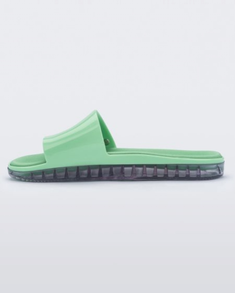 Melissa Beach Terlik Kadın Green/Clear Türkiye | 80149BPYM