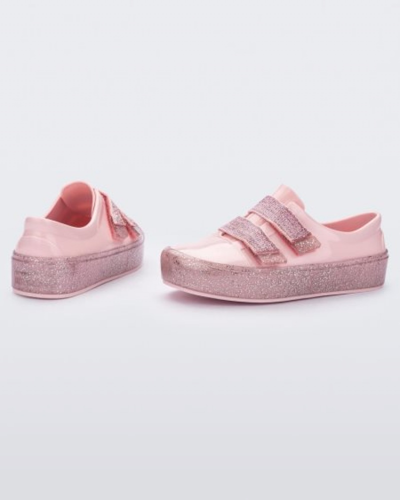 Mini Melissa Beanny Bugs Spor Ayakkabı Çocuk Pink/Pink Glitter Türkiye | 17450LWDU