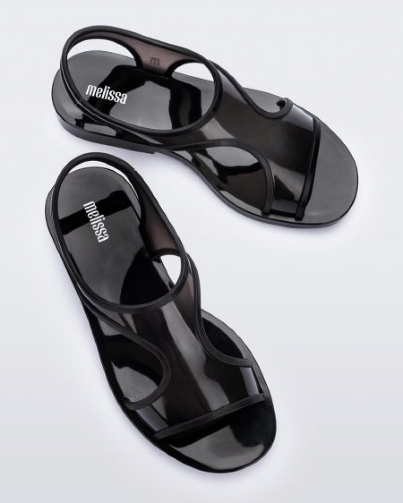 Melissa Bikini Sandal Sandalet Kadın Siyah Türkiye | 92053VSQW