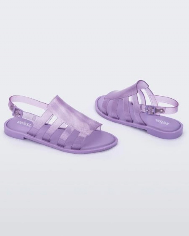 Melissa Boemia Sandalet Kadın Lilac Glitter Türkiye | 75632DNLI