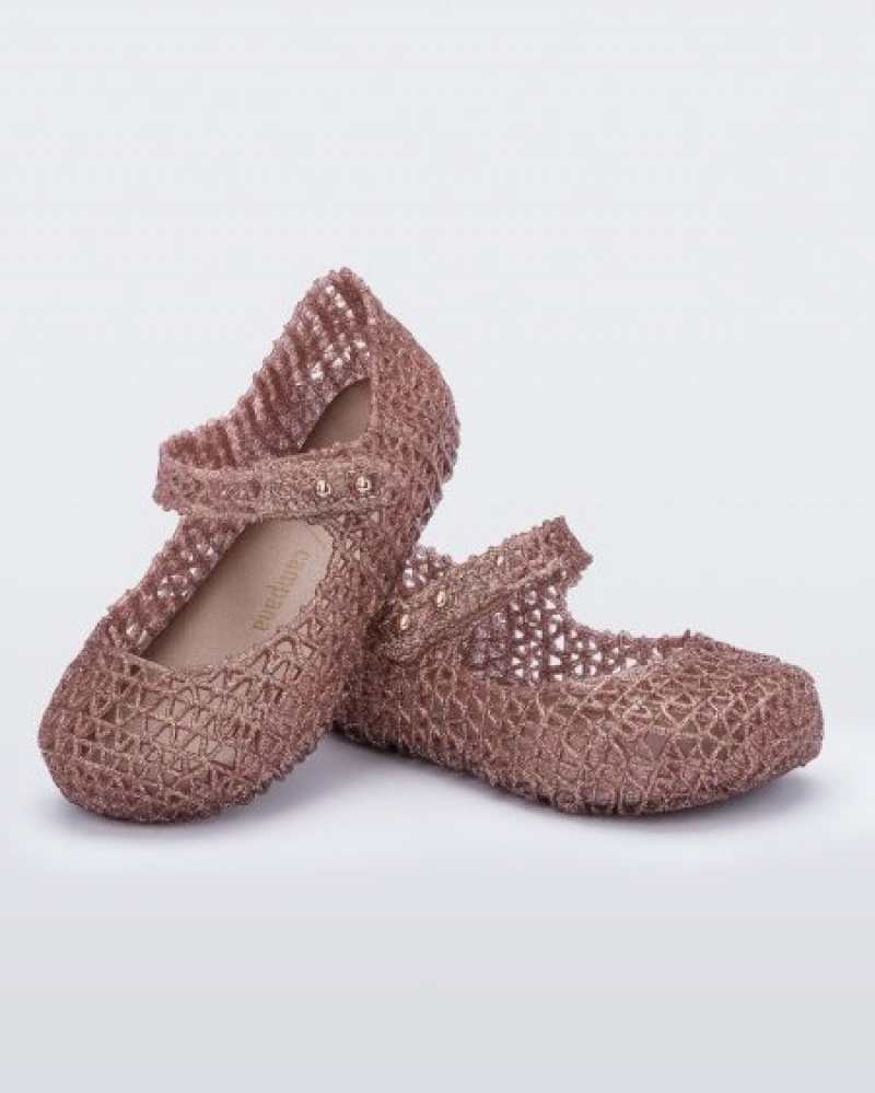 Mini Melissa Campana Flats Bebek Pembe Türkiye | 68953RGWX