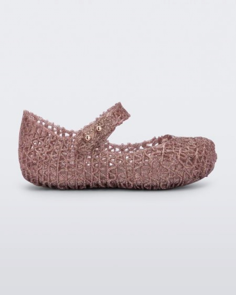 Mini Melissa Campana Flats Bebek Pembe Türkiye | 68953RGWX