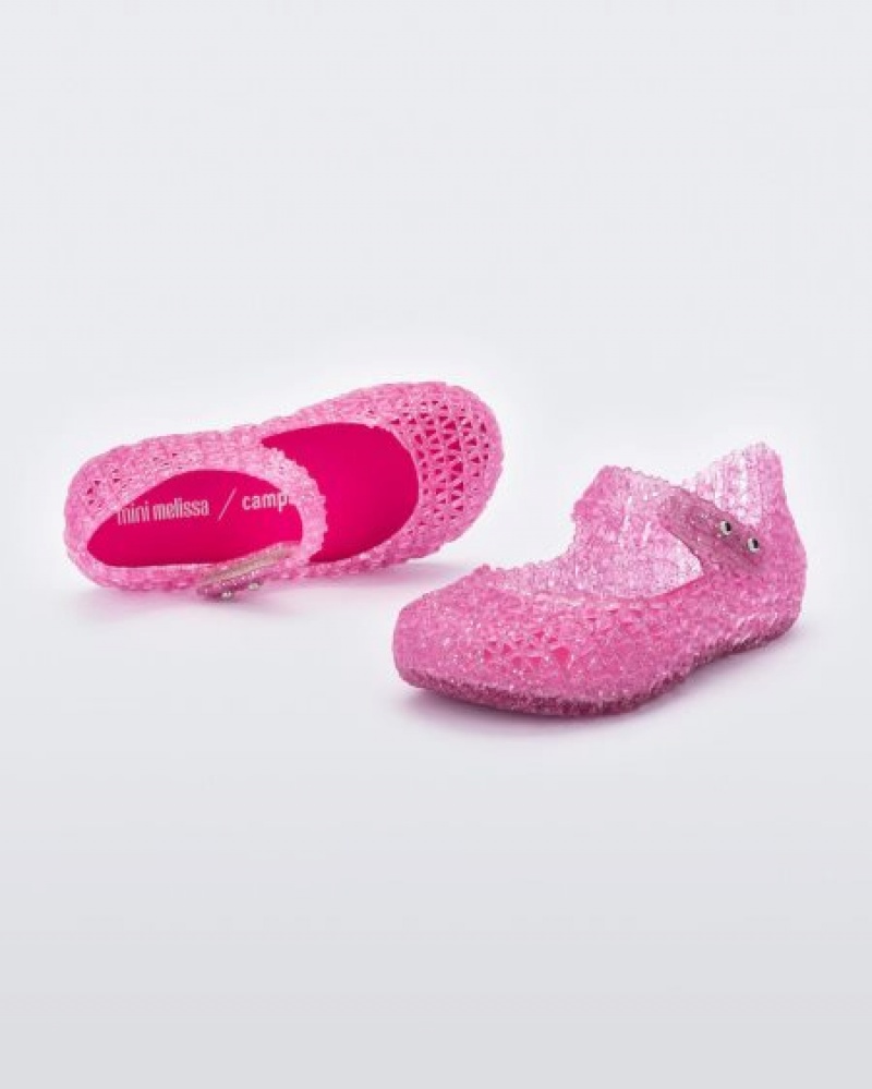 Mini Melissa Campana Flats Bebek Pembe Türkiye | 75934YEFC