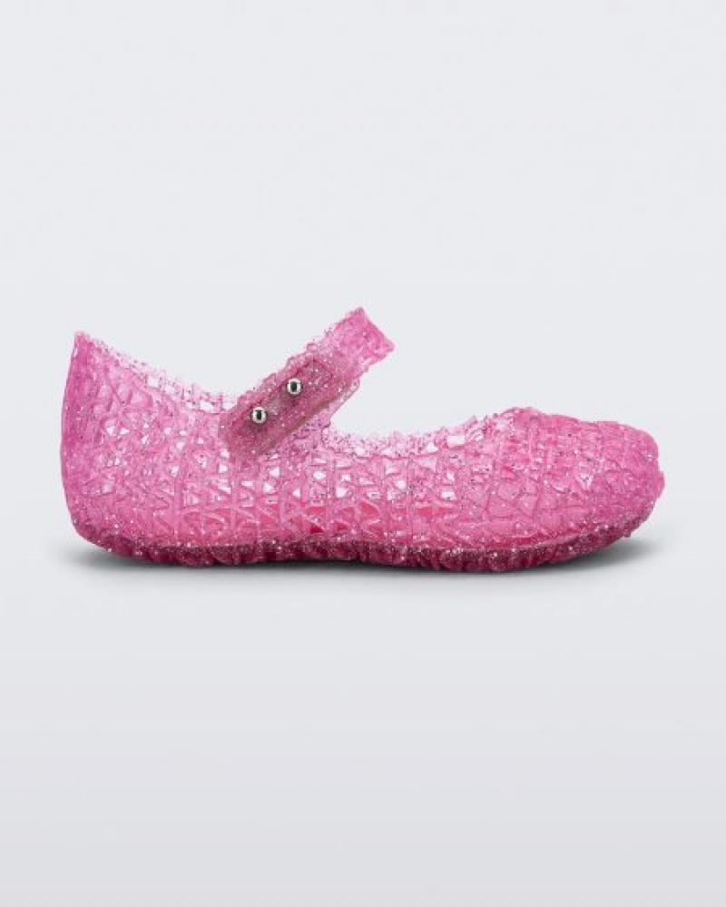 Mini Melissa Campana Flats Bebek Pembe Türkiye | 75934YEFC