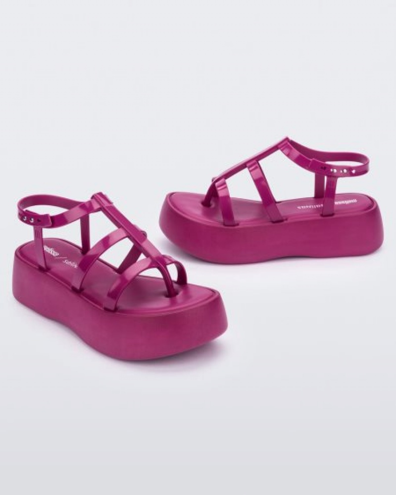 Melissa Caribe High Platform Platforms Kadın Pink/Pink Türkiye | 93468XHPZ