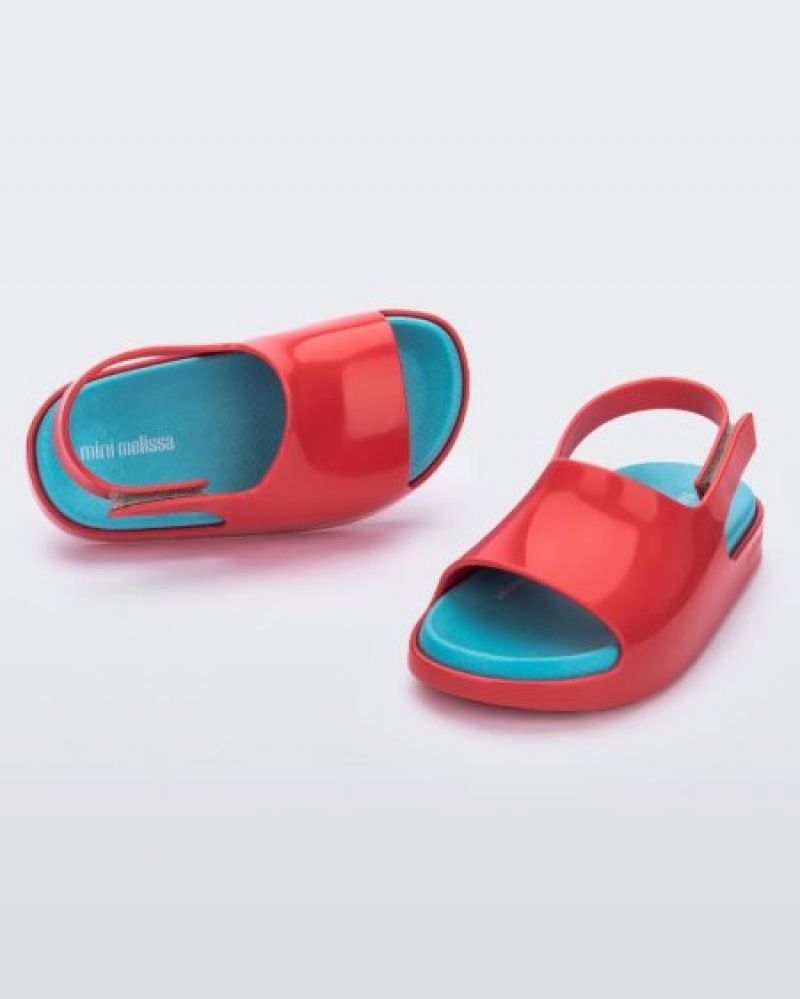 Mini Melissa Cloud Sandalet Bebek Kırmızı Türkiye | 68049DJFC