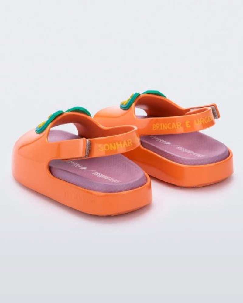 Mini Melissa Cloud Sandalet Bebek Orange/Pink Türkiye | 23409ZGIK