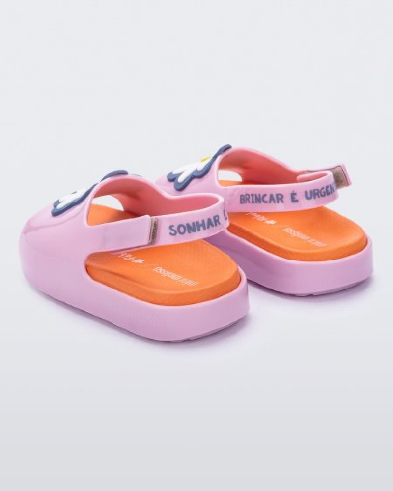 Mini Melissa Cloud Sandalet Bebek Pink/Orange Türkiye | 18720KIXE