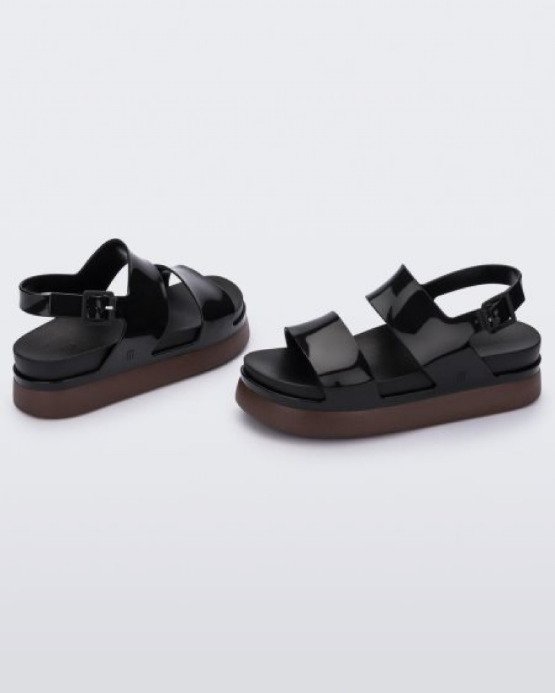 Melissa Cosmic Sandalet Kadın Black/Brown Türkiye | 46528OTDU