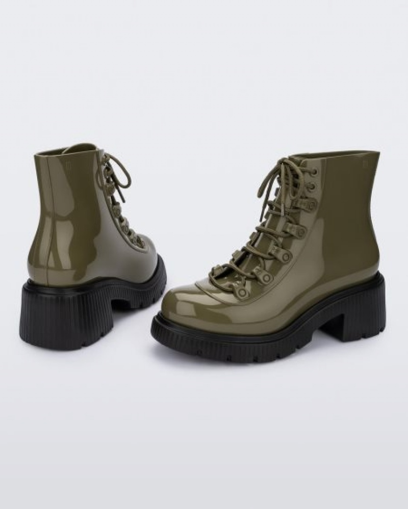 Melissa Cosmo Bot Kadın Black/Green Türkiye | 71463SAIQ