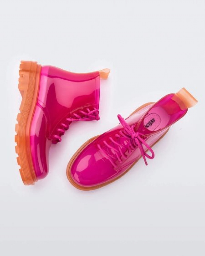 Melissa Coturno Bot Kadın Clear Orange/Pink Türkiye | 67832LMYB