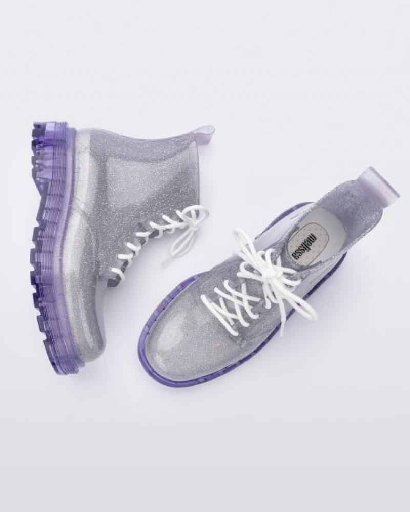 Melissa Coturno Bot Kadın Lilac/Silver Glitter Türkiye | 85163DQVI