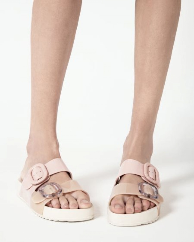 Melissa Cozy Terlik Kadın Beige/Pink Türkiye | 40862OHWC