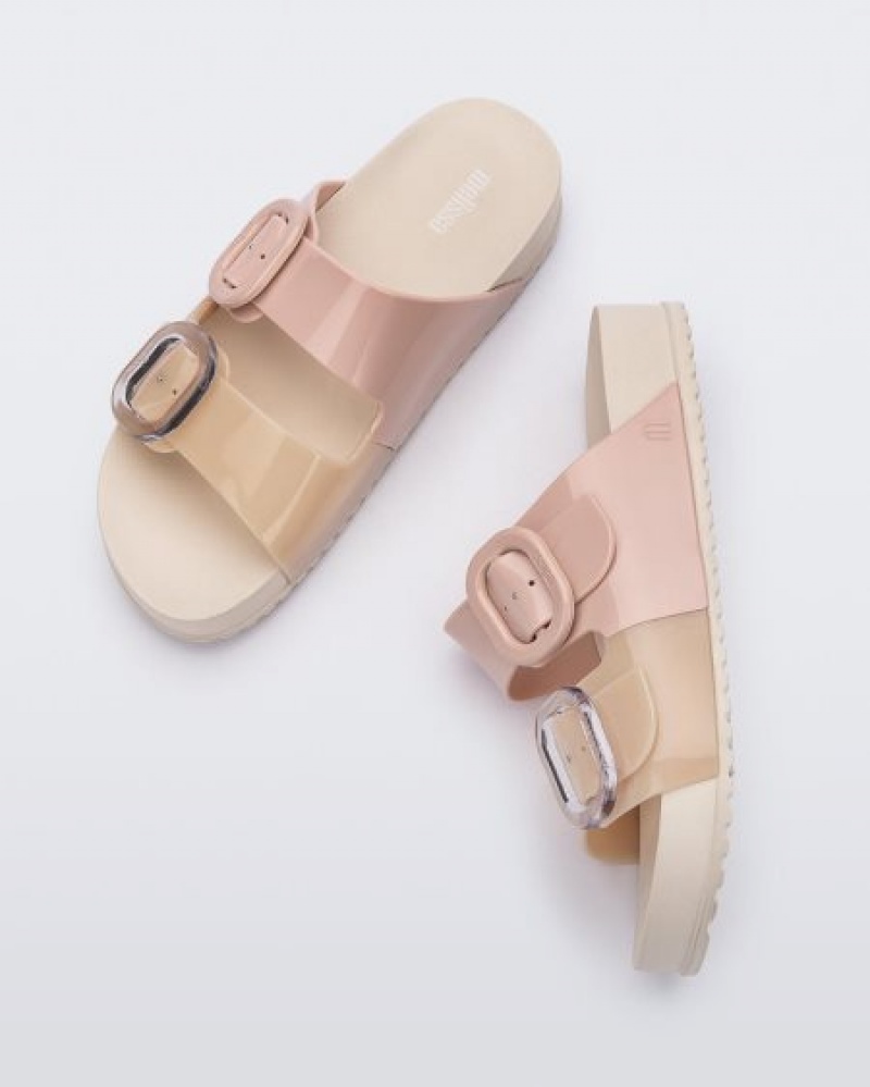 Melissa Cozy Terlik Kadın Beige/Pink Türkiye | 40862OHWC