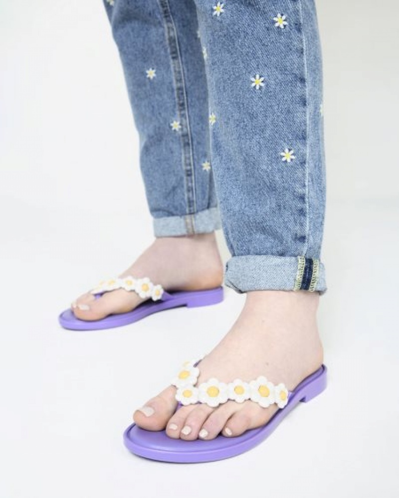 Melissa Flip Flop Spring Flip Flops Kadın Lilac/White Türkiye | 49372ABFN