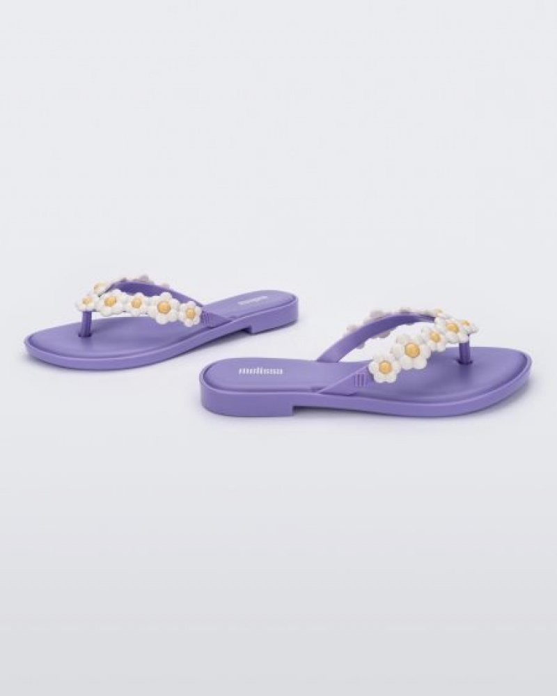 Melissa Flip Flop Spring Flip Flops Kadın Lilac/White Türkiye | 49372ABFN