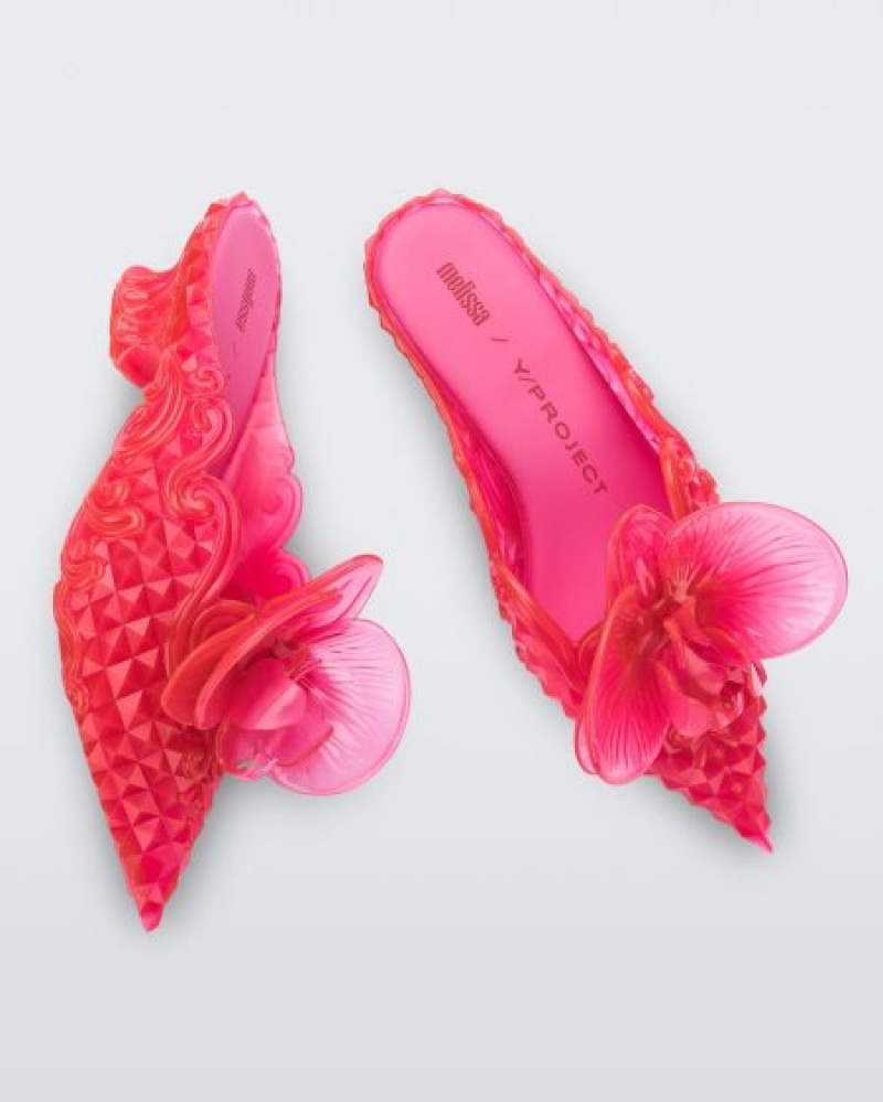 Melissa Flower Court Shoe Mule Ayakkabı Kadın Pembe Türkiye | 21436SKRV