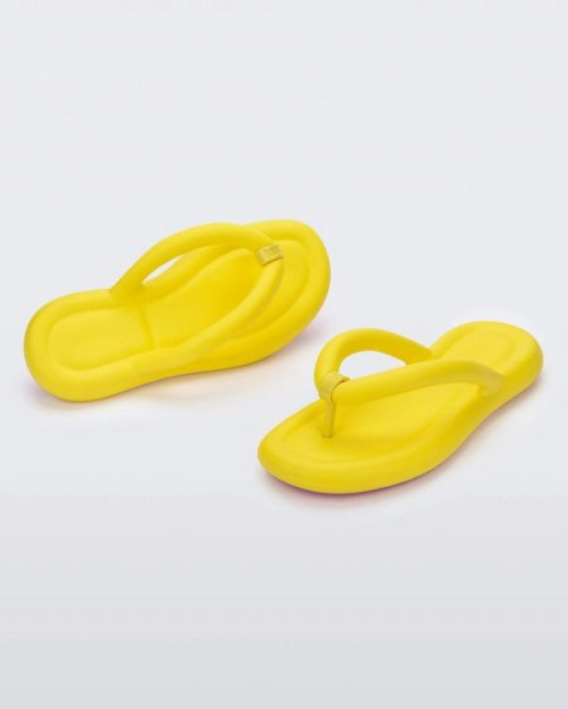 Melissa Free Flip Flop Flip Flops Kadın Pink/Yellow Türkiye | 54891TKQN