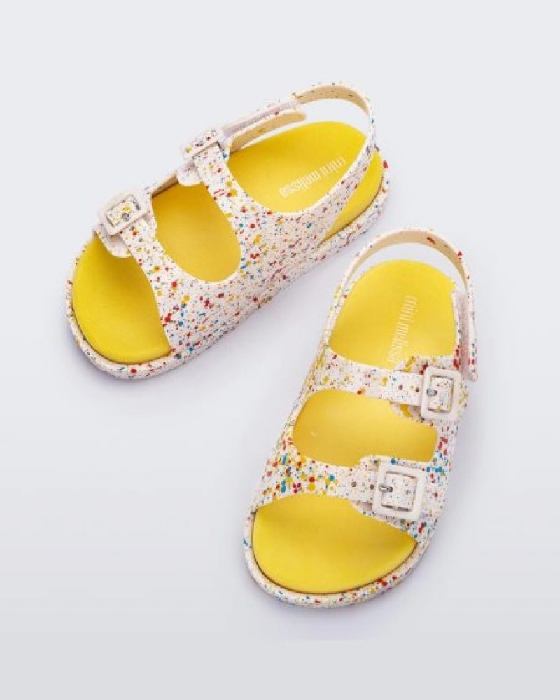 Mini Melissa Geniş Sandal Sandalet Bebek Beyaz Türkiye | 76845PVEF