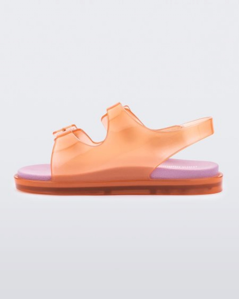 Mini Melissa Geniş Sandal Sandalet Bebek Orange/Pink Türkiye | 38104JVBU