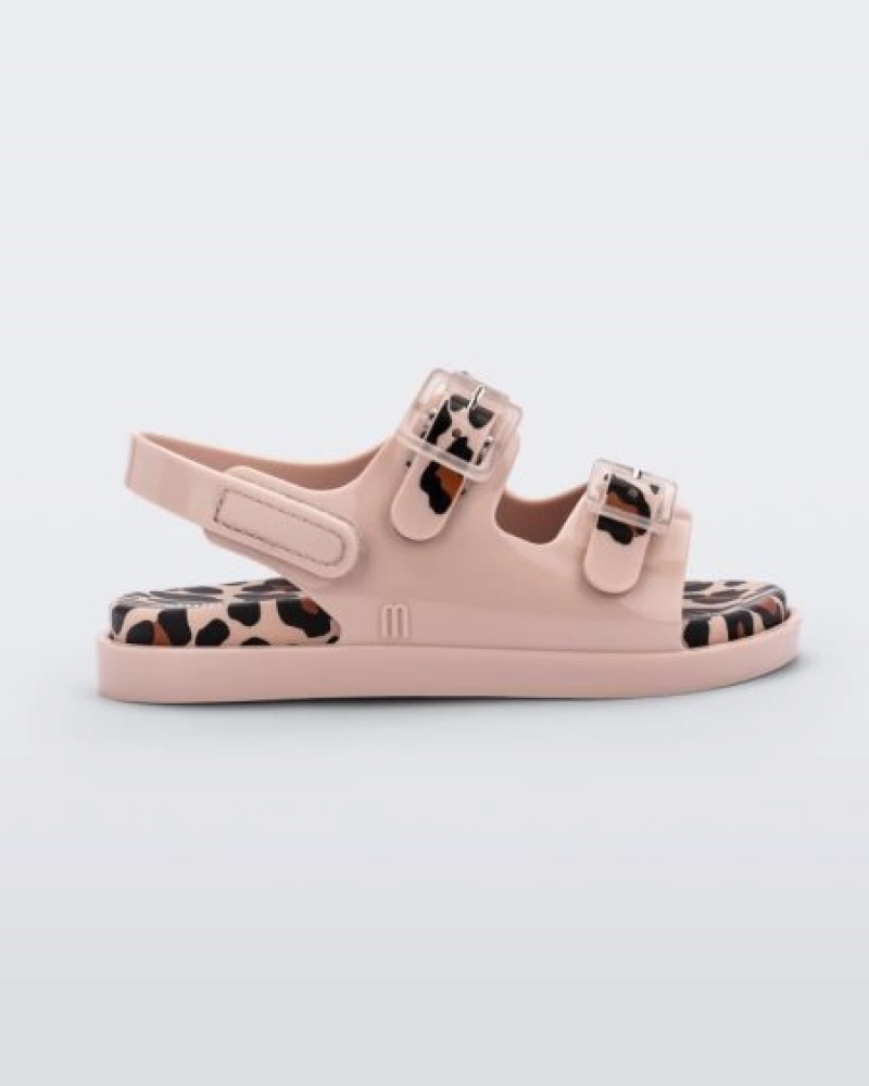 Mini Melissa Geniş Sandal Sandalet Bebek Pink/Brown Türkiye | 83467XYKM