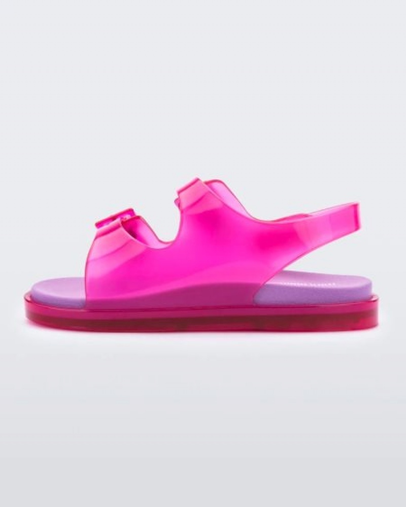 Mini Melissa Geniş Sandal Sandalet Bebek Pink/Lilac Türkiye | 75362XSPQ