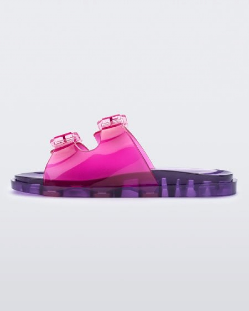 Mini Melissa Geniş Terlik Terlik Çocuk Pink/Lilac Türkiye | 89702BZDO