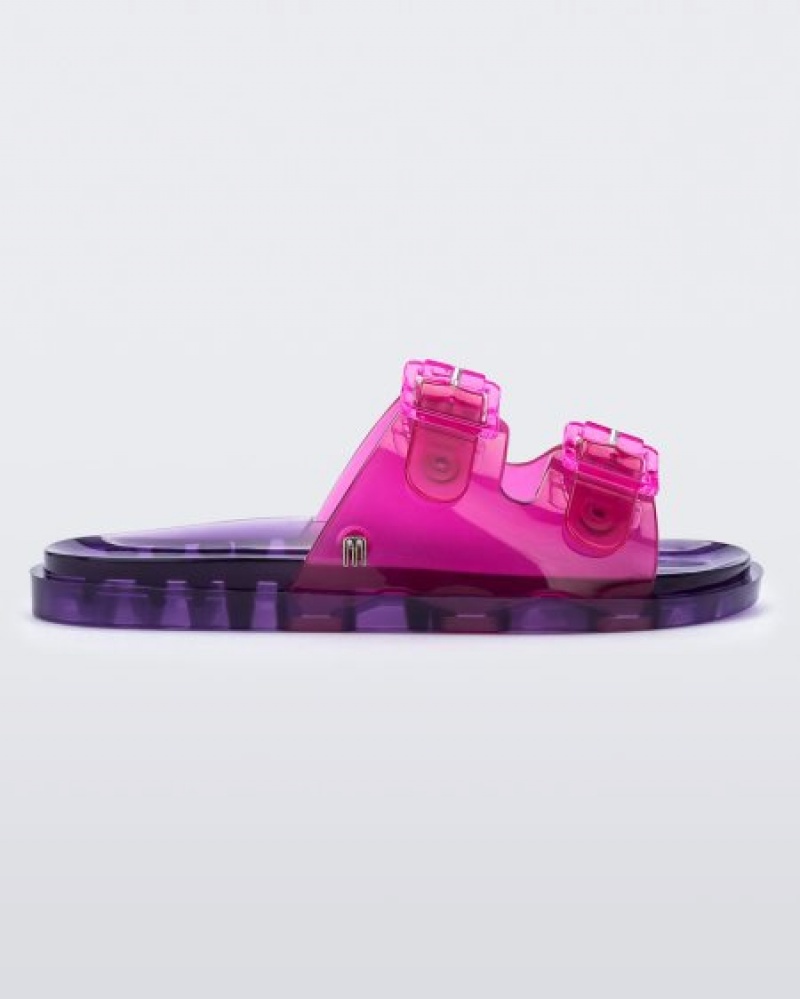 Mini Melissa Geniş Terlik Terlik Çocuk Pink/Lilac Türkiye | 89702BZDO