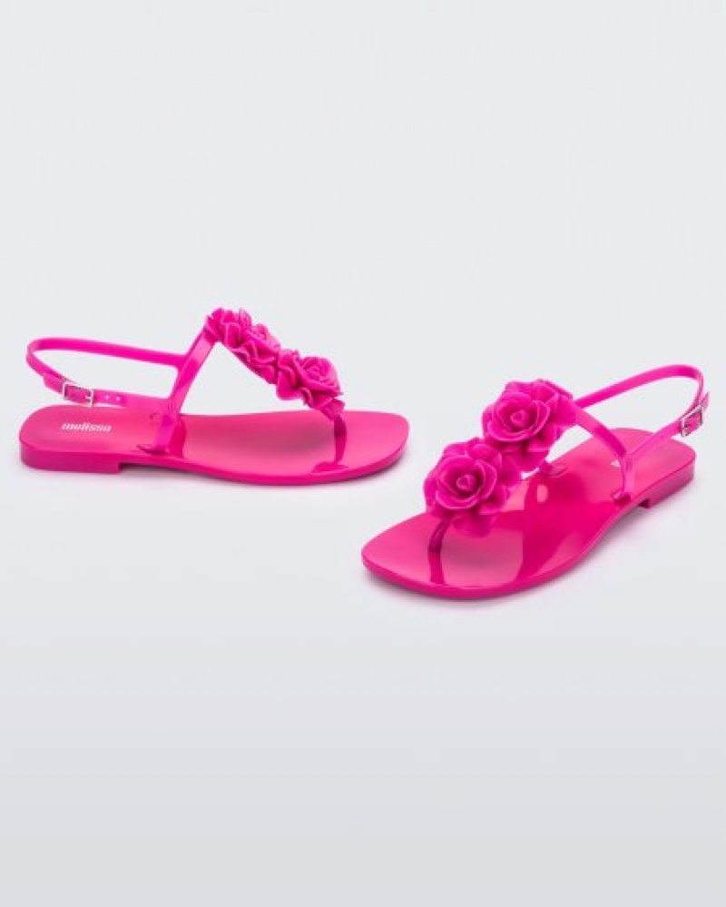 Melissa Harmonic Squared Garden Sandalet Kadın Pembe Türkiye | 95740DJST