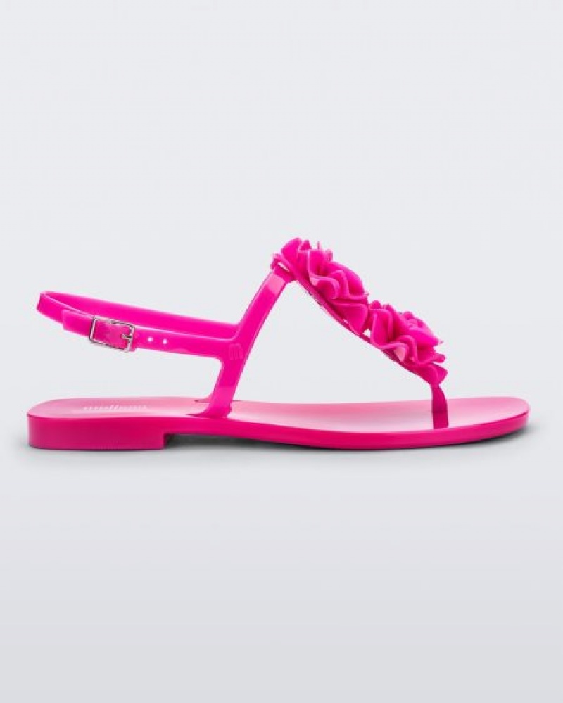 Melissa Harmonic Squared Garden Sandalet Kadın Pembe Türkiye | 95740DJST