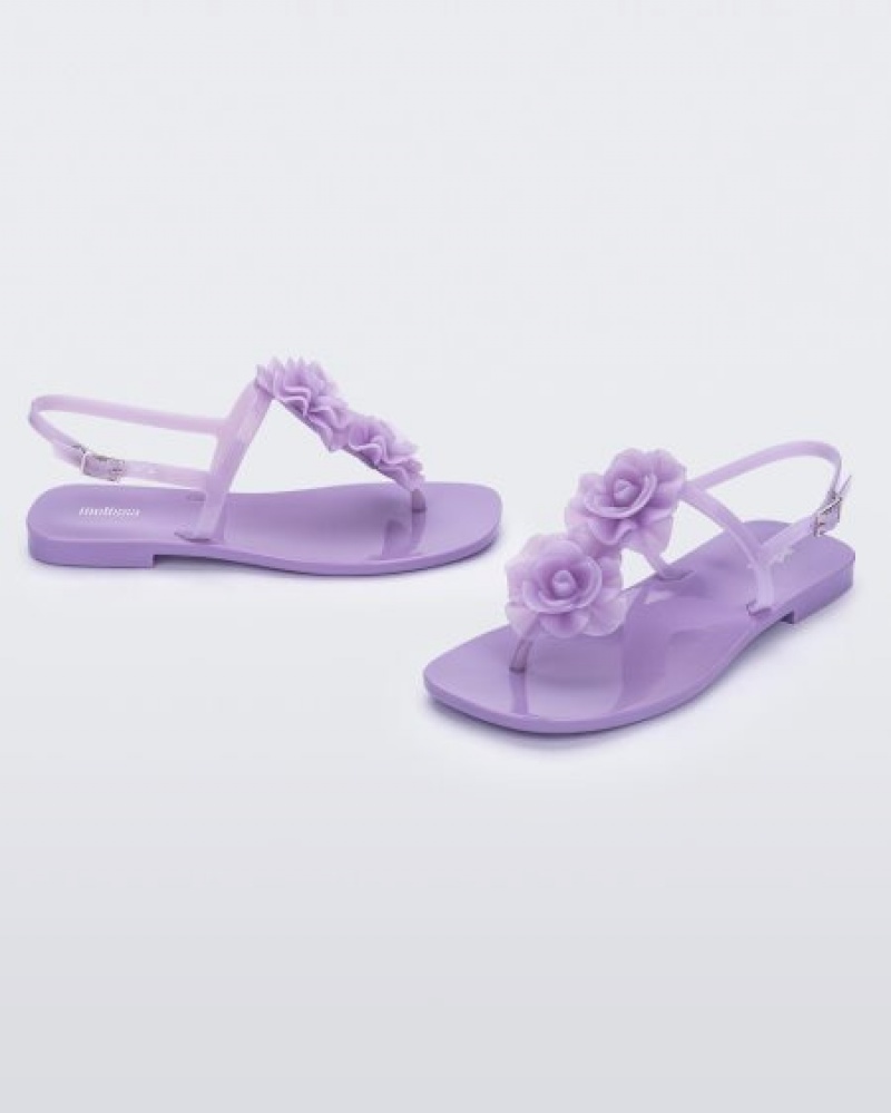 Melissa Harmonic Squared Garden Sandalet Kadın Lilac Türkiye | 25419VDGB