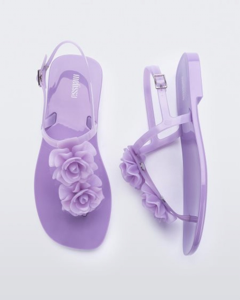 Melissa Harmonic Squared Garden Sandalet Kadın Lilac Türkiye | 25419VDGB