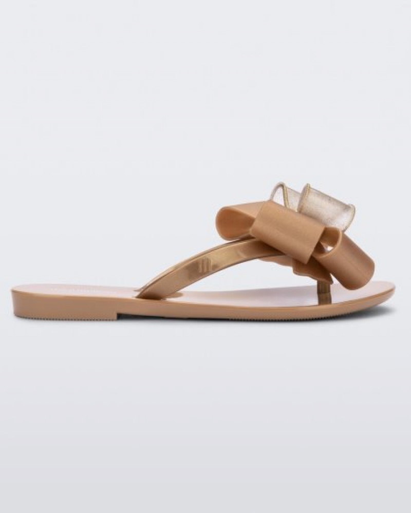 Mini Melissa Harmonic Sweet Flip Flops Çocuk Bej Rengi Türkiye | 89431BVRW