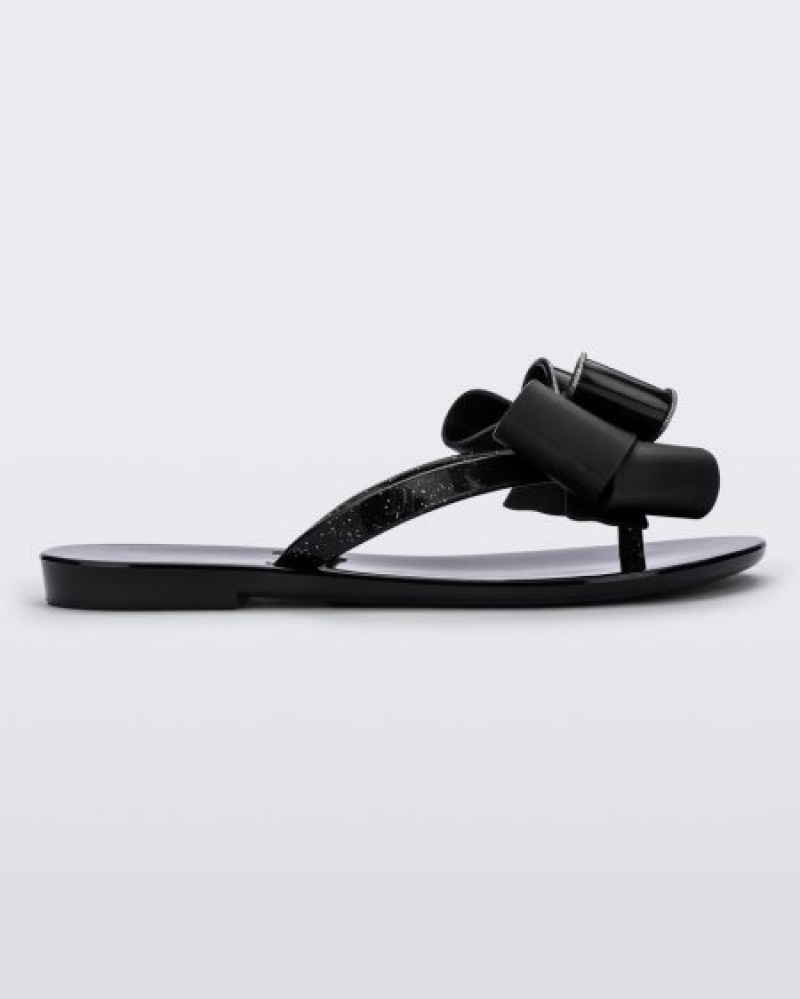 Mini Melissa Harmonic Sweet Flip Flops Çocuk Siyah Türkiye | 03824RGHT