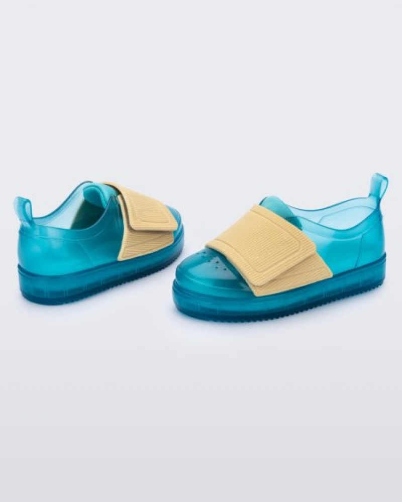 Mini Melissa Jelly Pop Sneaker Spor Ayakkabı Bebek Blue/Yellow Türkiye | 89407PCZF