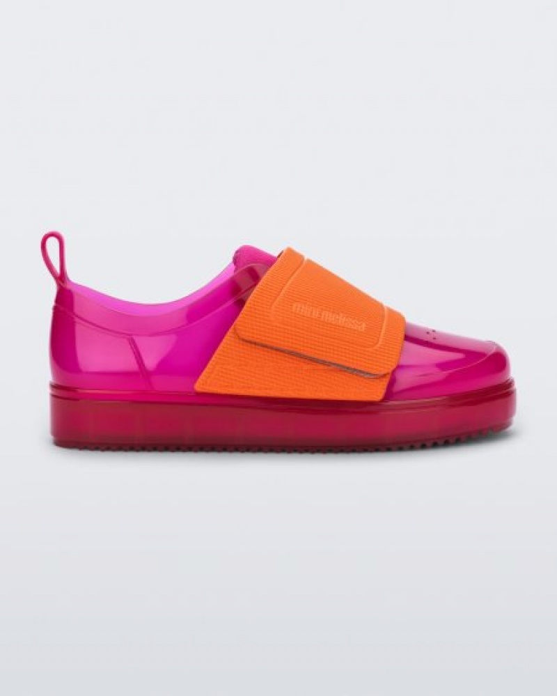 Mini Melissa Jelly Pop Sneaker Spor Ayakkabı Çocuk Pink/Orange Türkiye | 41952DLSA